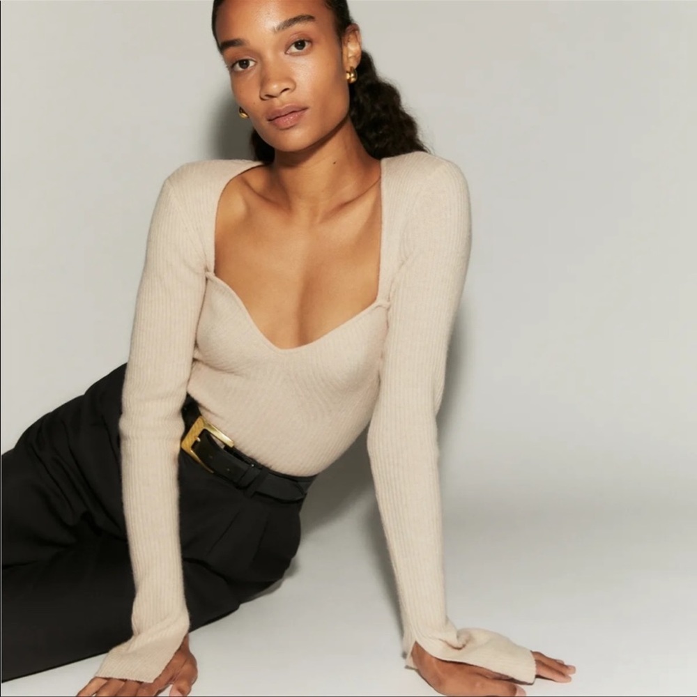Reformation Glenna Cashmere Sweater